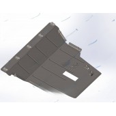 Защита двигателя Fiat 500 Х 2014-